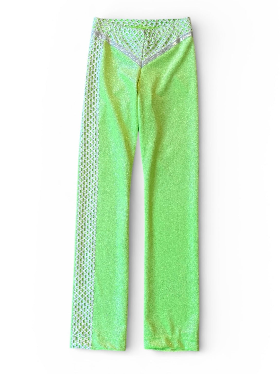 Velourbukser med glitter. Str. 12 år.