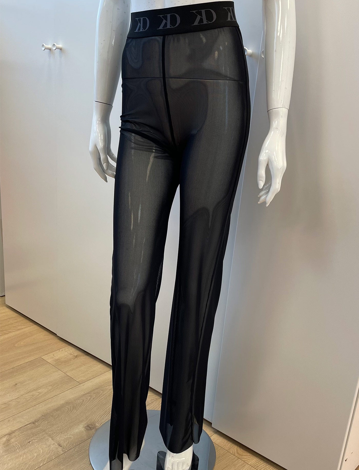 Standard træningsbukser til damer i sort net