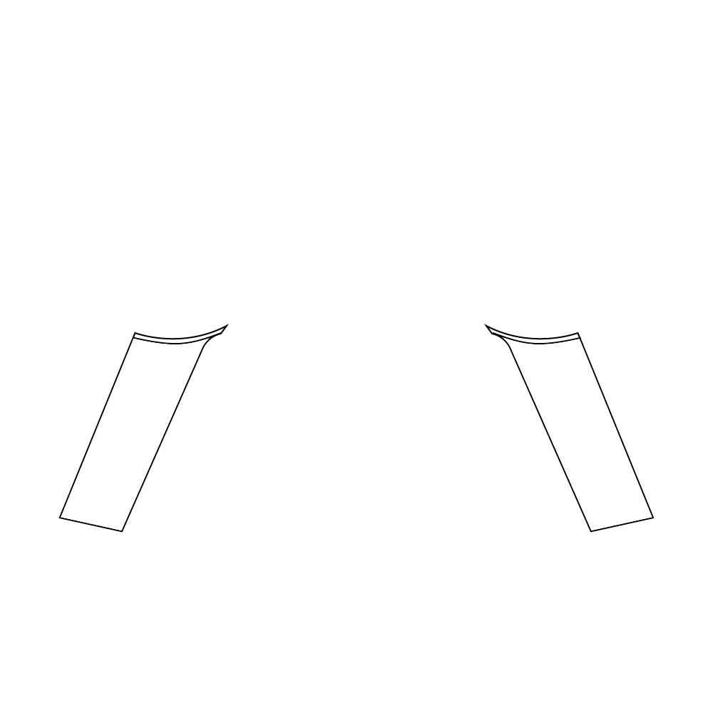 Ærmer med smalt bånd