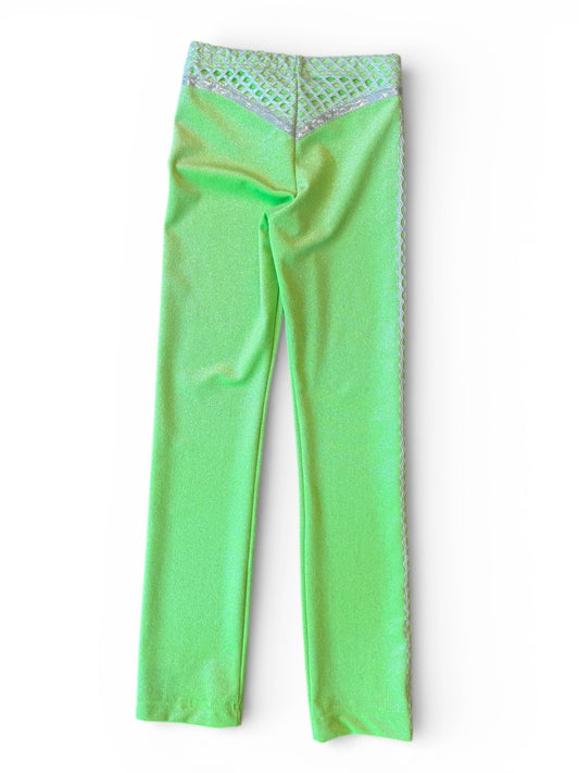 Velourbukser med glitter. Str. 12 år.