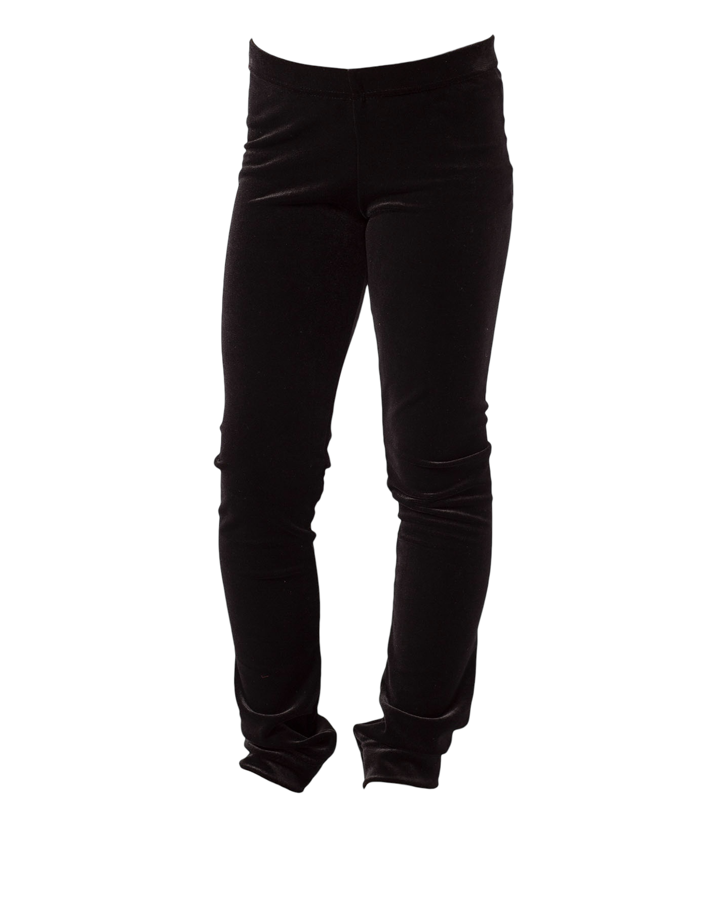 Bukser med lige ben. Velour.