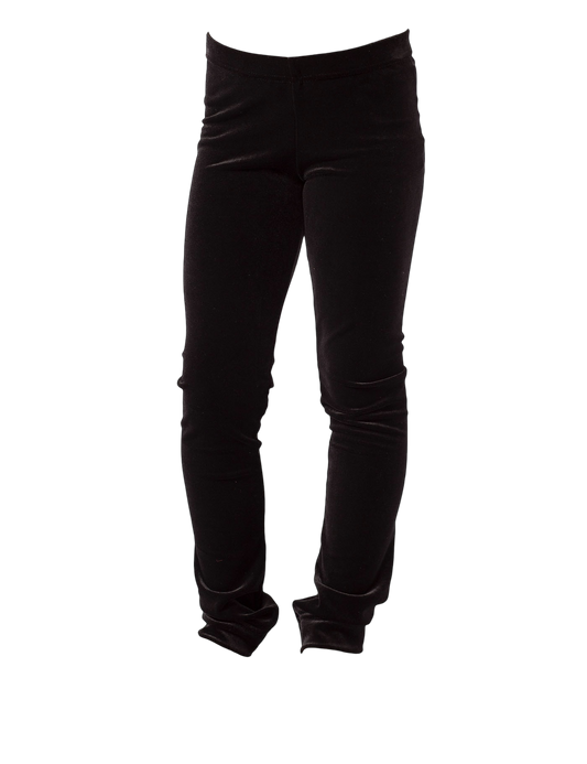 Bukser med lige ben. Velour.