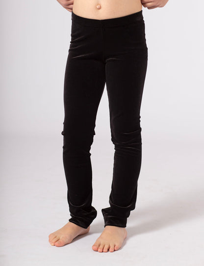 Bukser med lige ben. Velour.